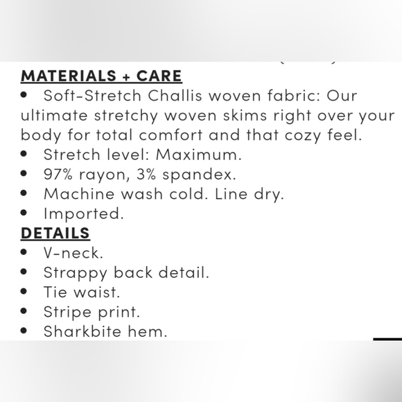 Torrid, NWOT, Babydoll Top, Stretch Challis Stripe Pink, Size 3X - Picture 5 of 9